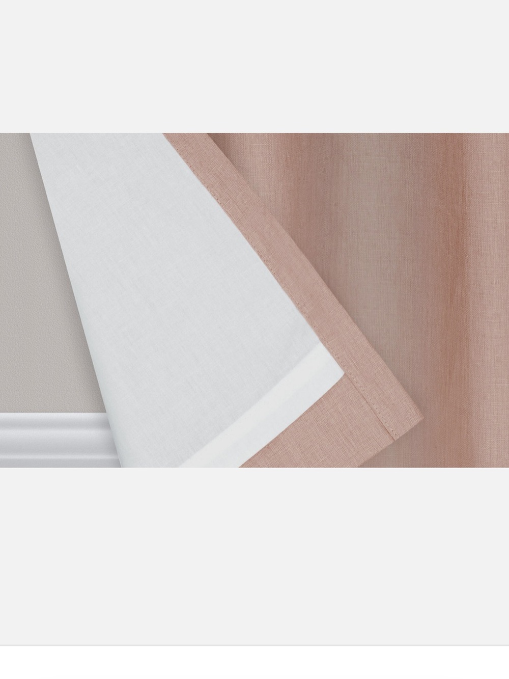 Fieldcrest Luxury Alden Linen DUSTY ROSE Light Filtering 50x84 Panel - Picture 4 of 7